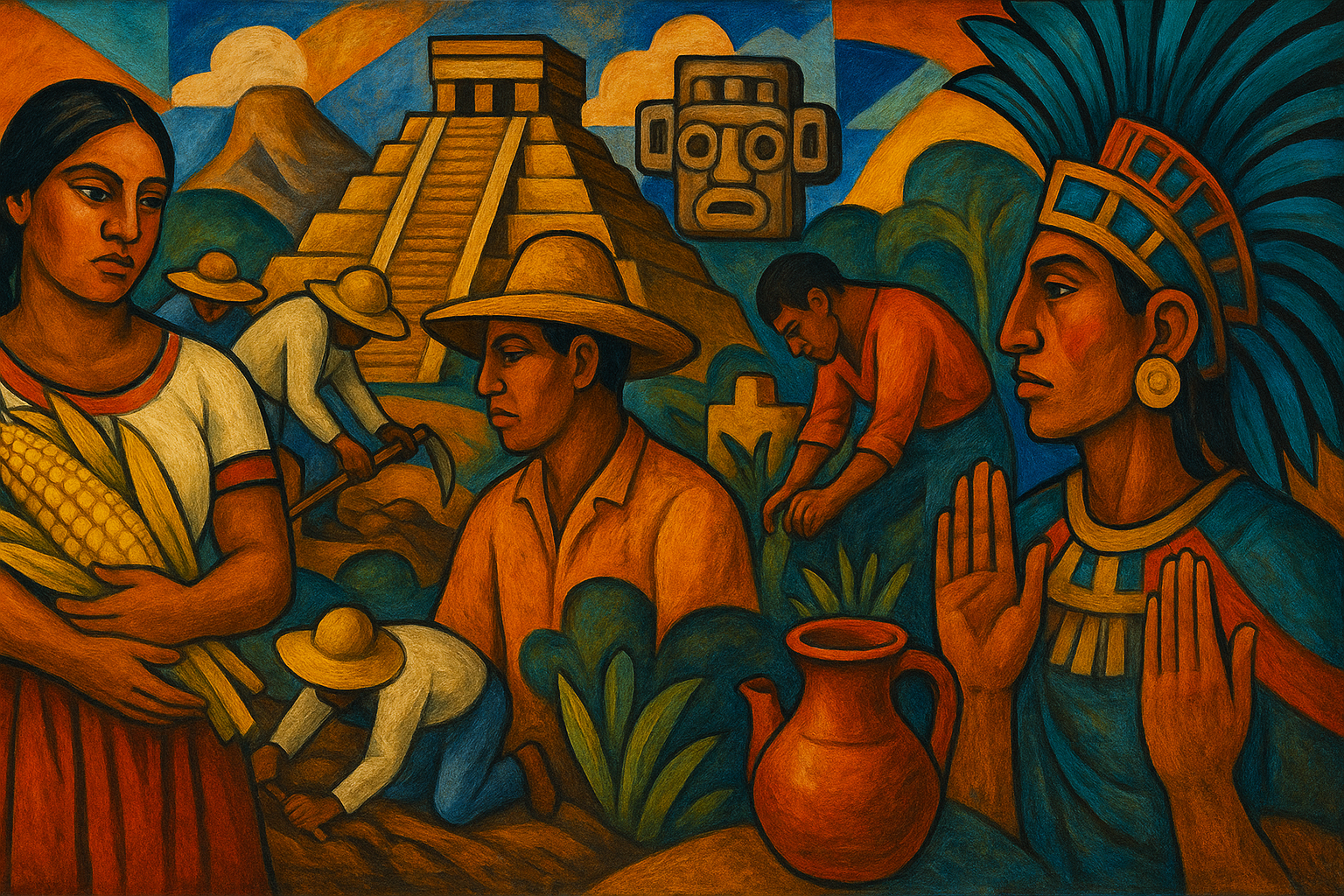 Can you find art work in the public domain from Mexican artists like Diego Rivera and Jose Orozco to use as my backdrop for the home page?